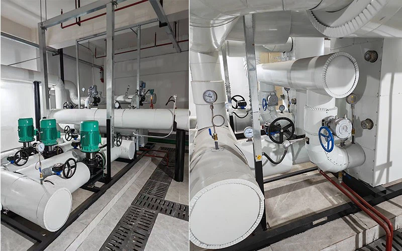 Plate heat exchanger unit